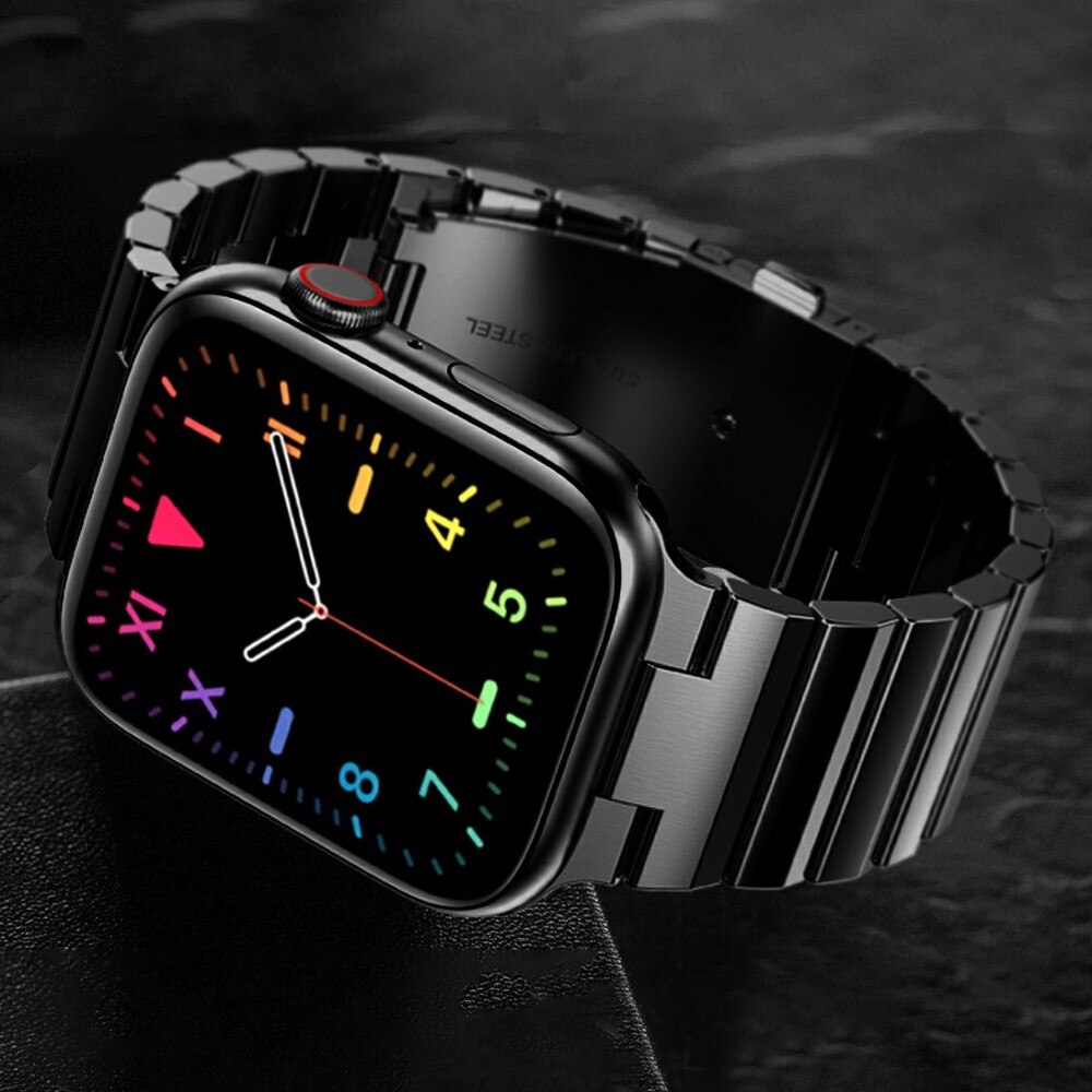 Bracelet mailllon Apple Watch 41mm Series 9, noir