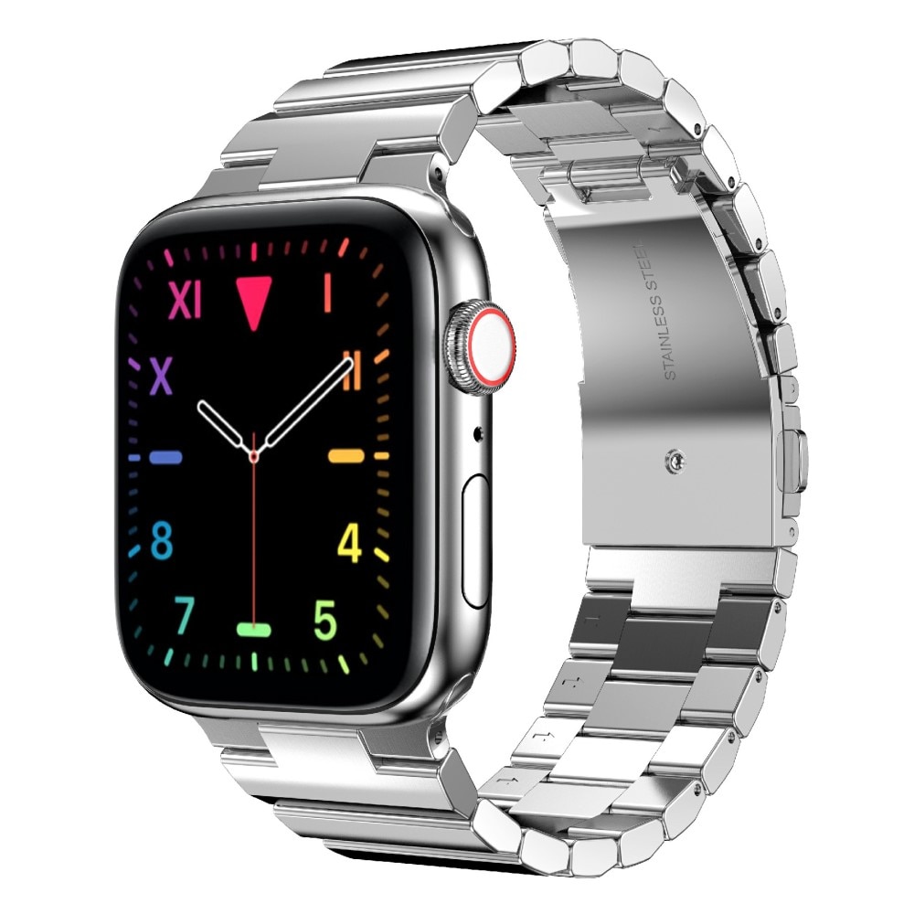 Bracelet mailllon Apple Watch 45mm Series 9, argent