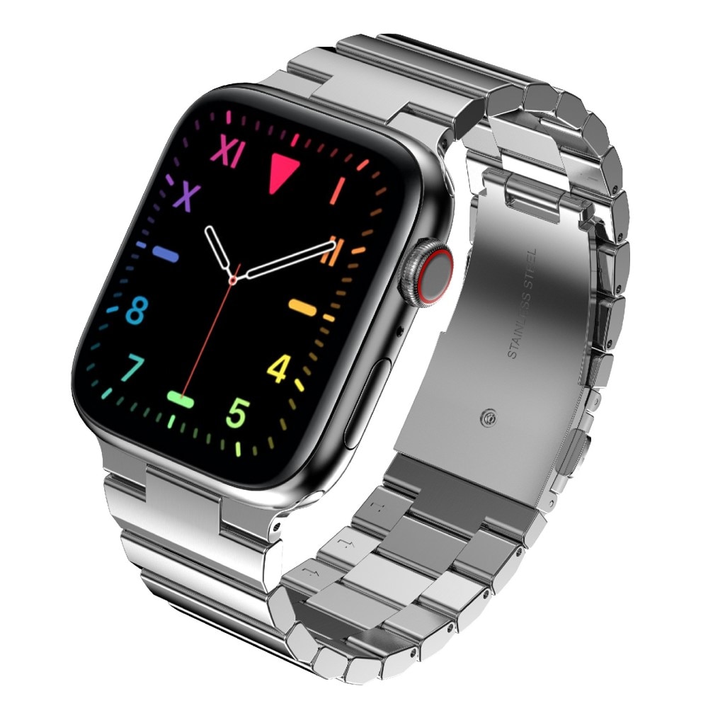 Bracelet mailllon Apple Watch Ultra 49mm, argent