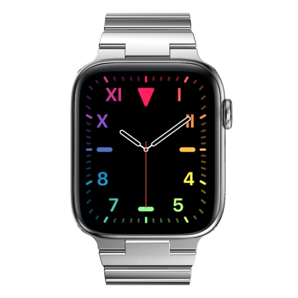 Bracelet mailllon Apple Watch 45mm Series 9, argent