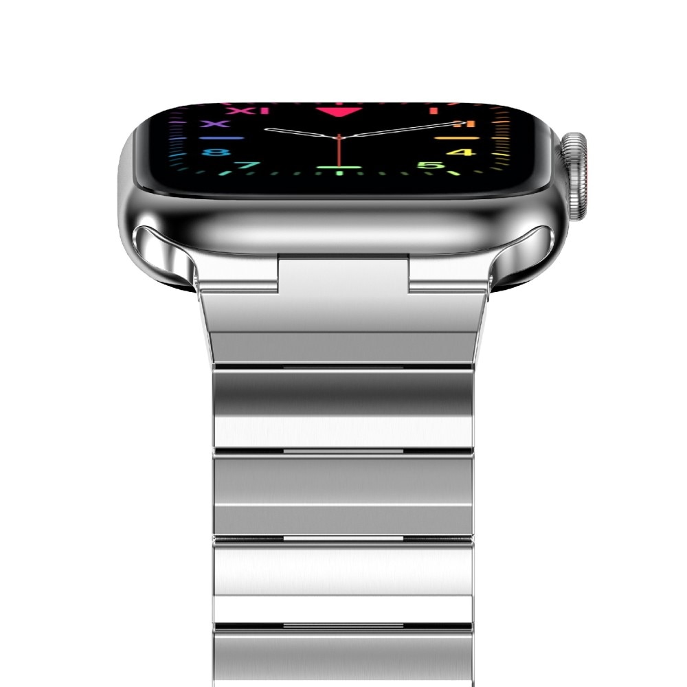 Bracelet mailllon Apple Watch 45mm Series 8 Argent