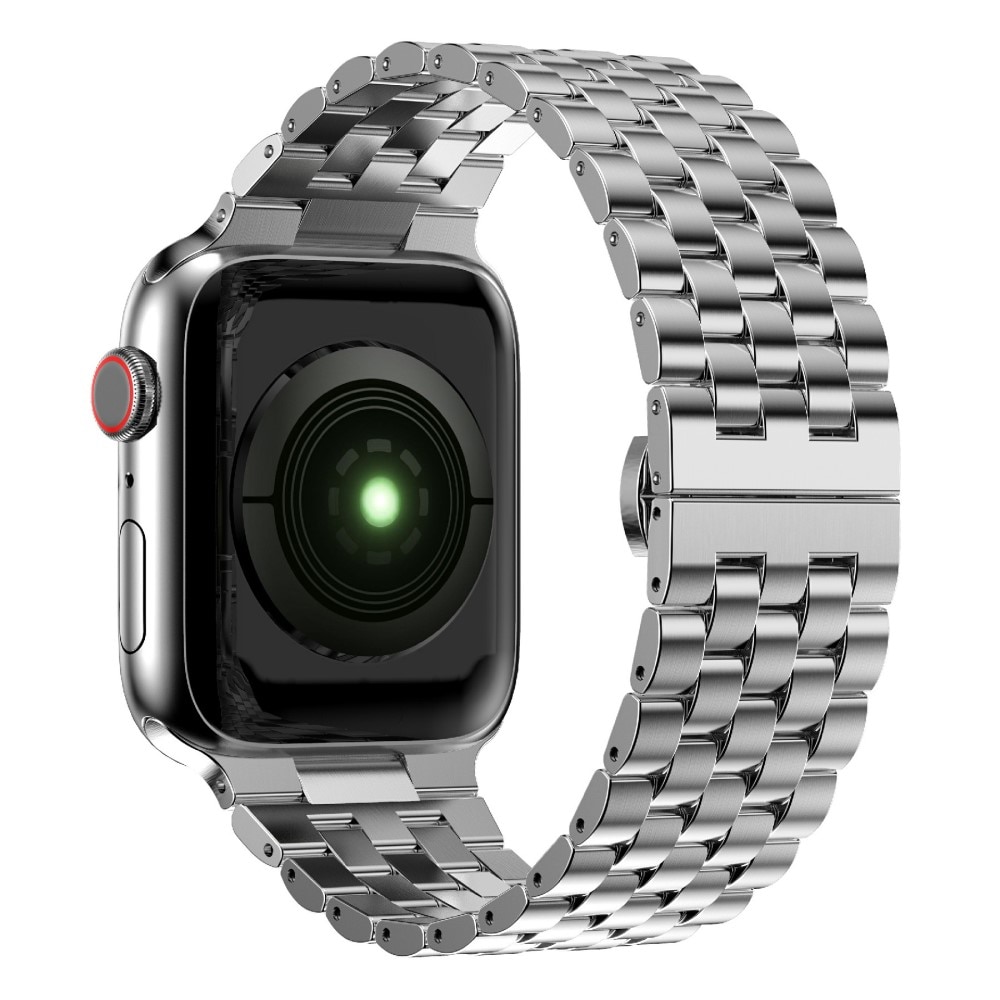 Bracelet en métal Business Apple Watch 45mm Series 8 Argent