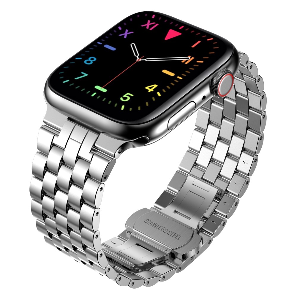 Bracelet en métal Business Apple Watch 45mm Series 7, argent