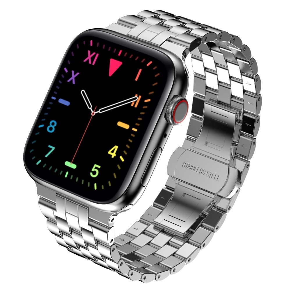 Bracelet en métal Business Apple Watch 45mm Series 7, argent