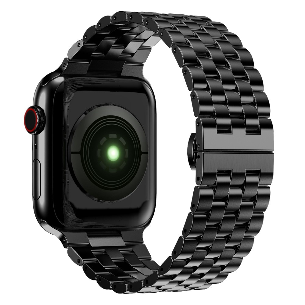 Bracelet en métal Business Apple Watch 45mm Series 7, noir