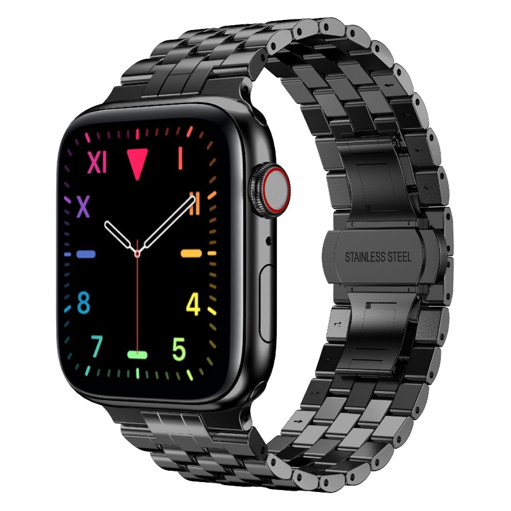 Bracelet en métal Business Apple Watch 45mm Series 7, noir