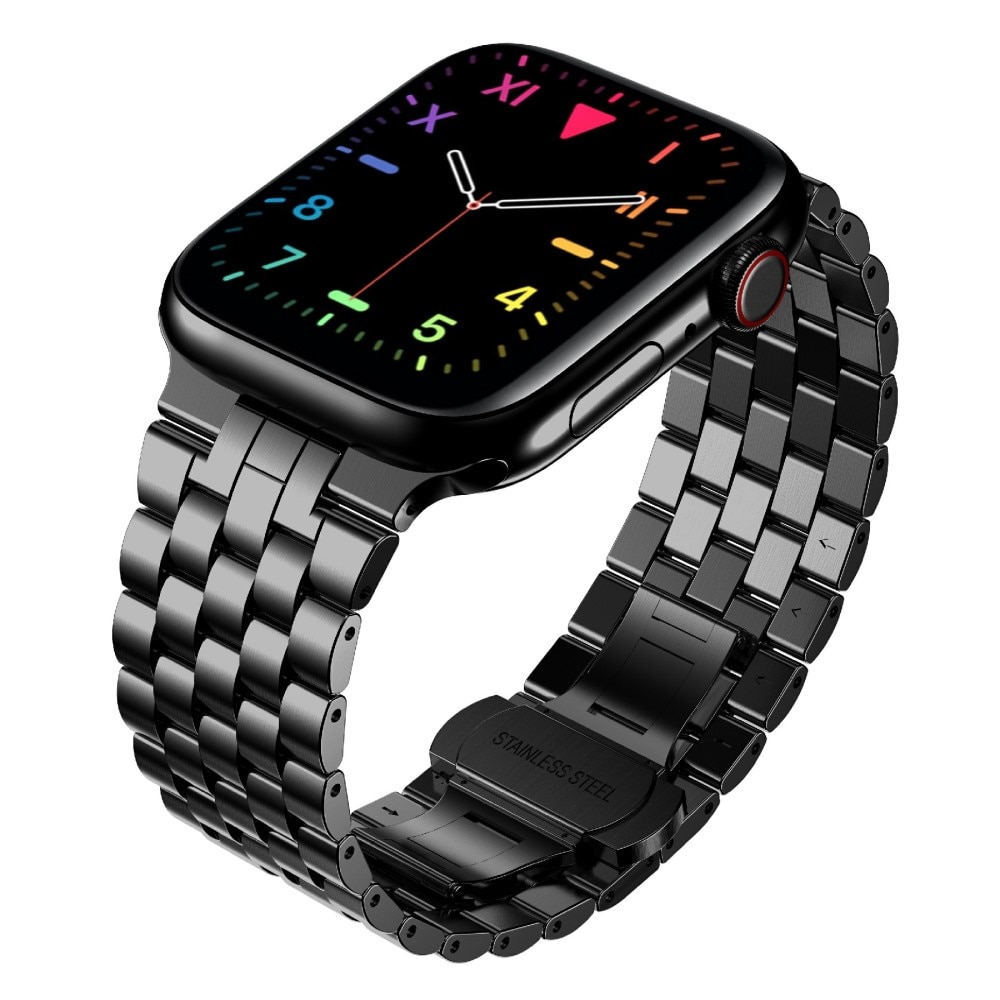 Bracelet en métal Business Apple Watch 45mm Series 7, noir