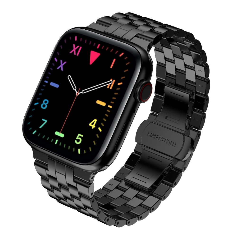 Bracelet en métal Business Apple Watch 45mm Series 7, noir
