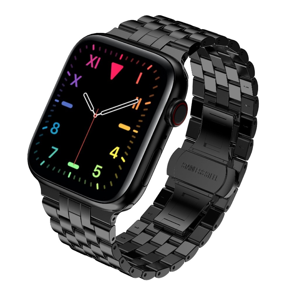 Bracelet en métal Business Apple Watch SE 44mm, noir