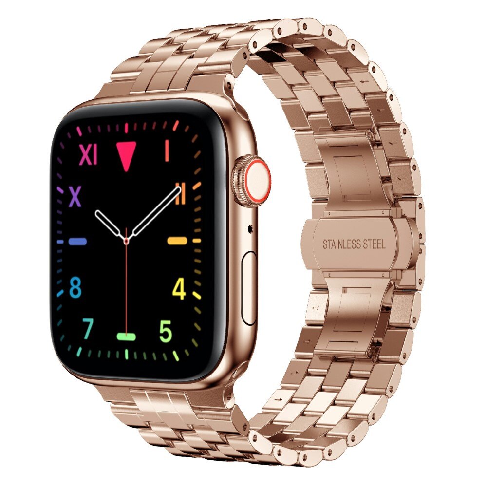 Bracelet en métal Business Apple Watch 41mm Series 8 Or rose