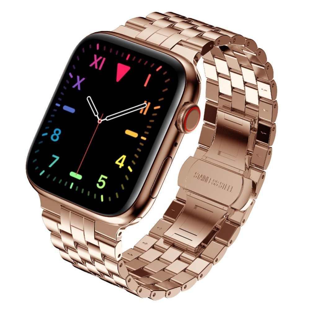 Bracelet en métal Business Apple Watch SE 40mm, or rose