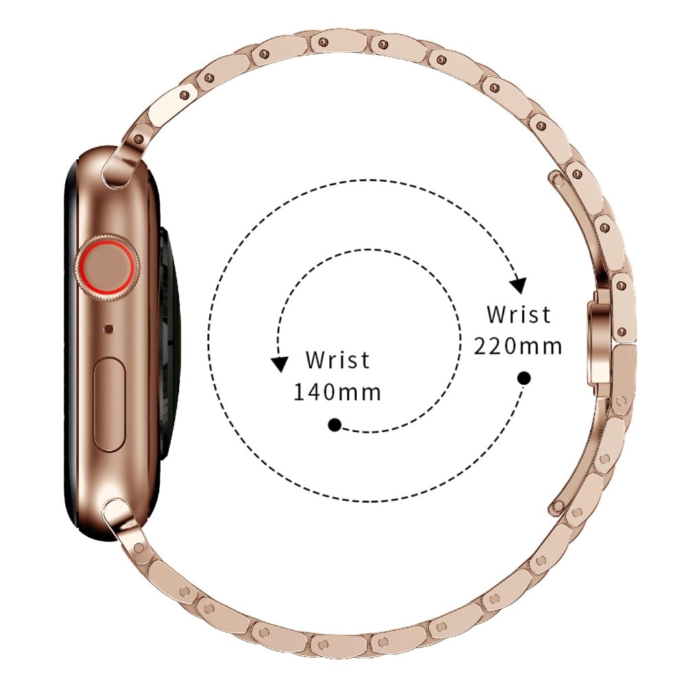 Bracelet en métal Business Apple Watch SE 40mm, or rose