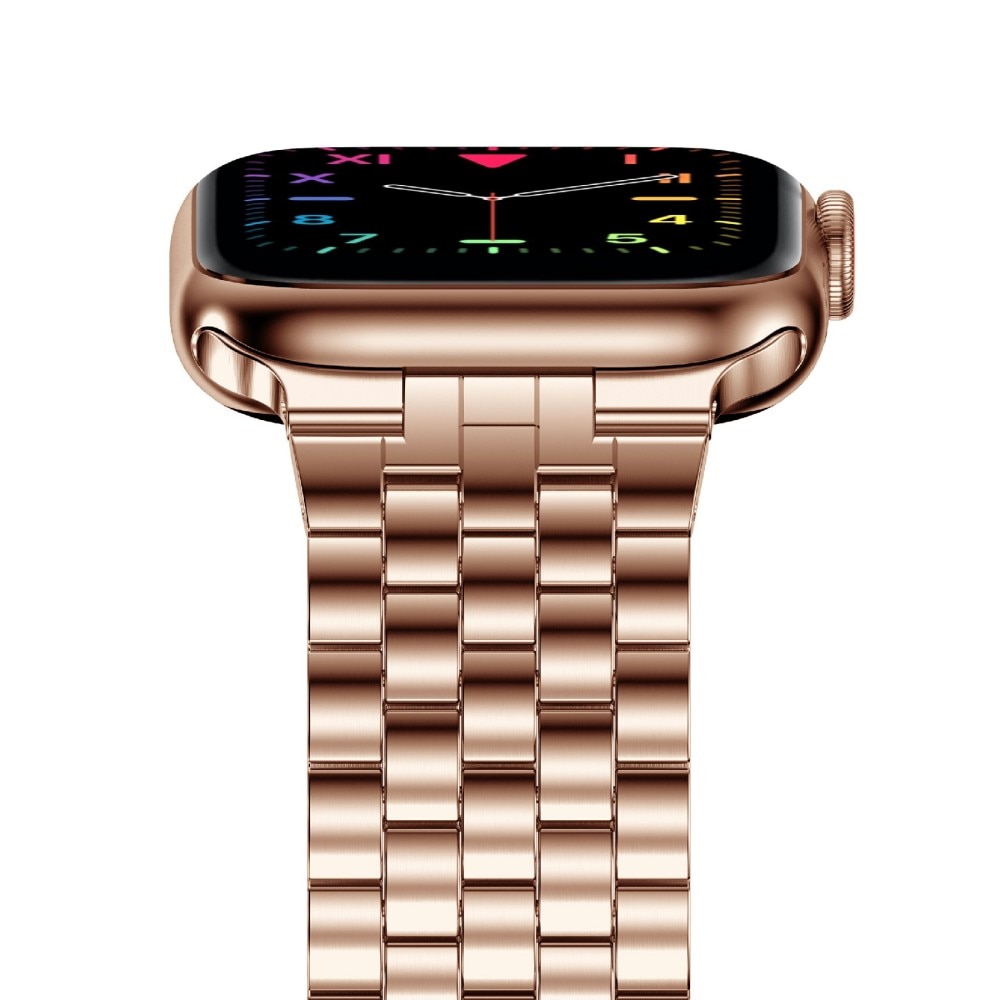 Bracelet en métal Business Apple Watch 41mm Series 8 Or rose