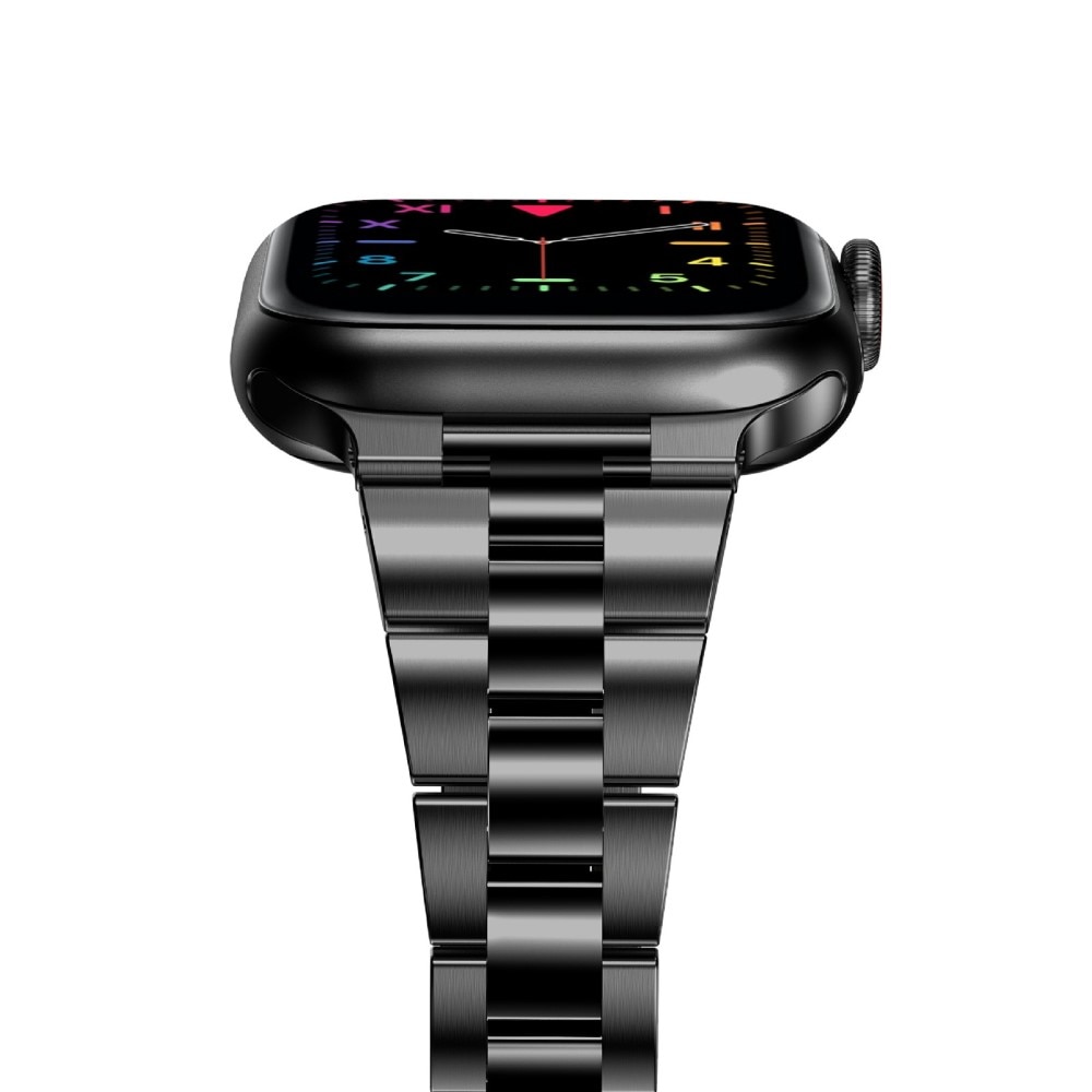 Bracelet en métal fin Apple Watch 40mm, noir