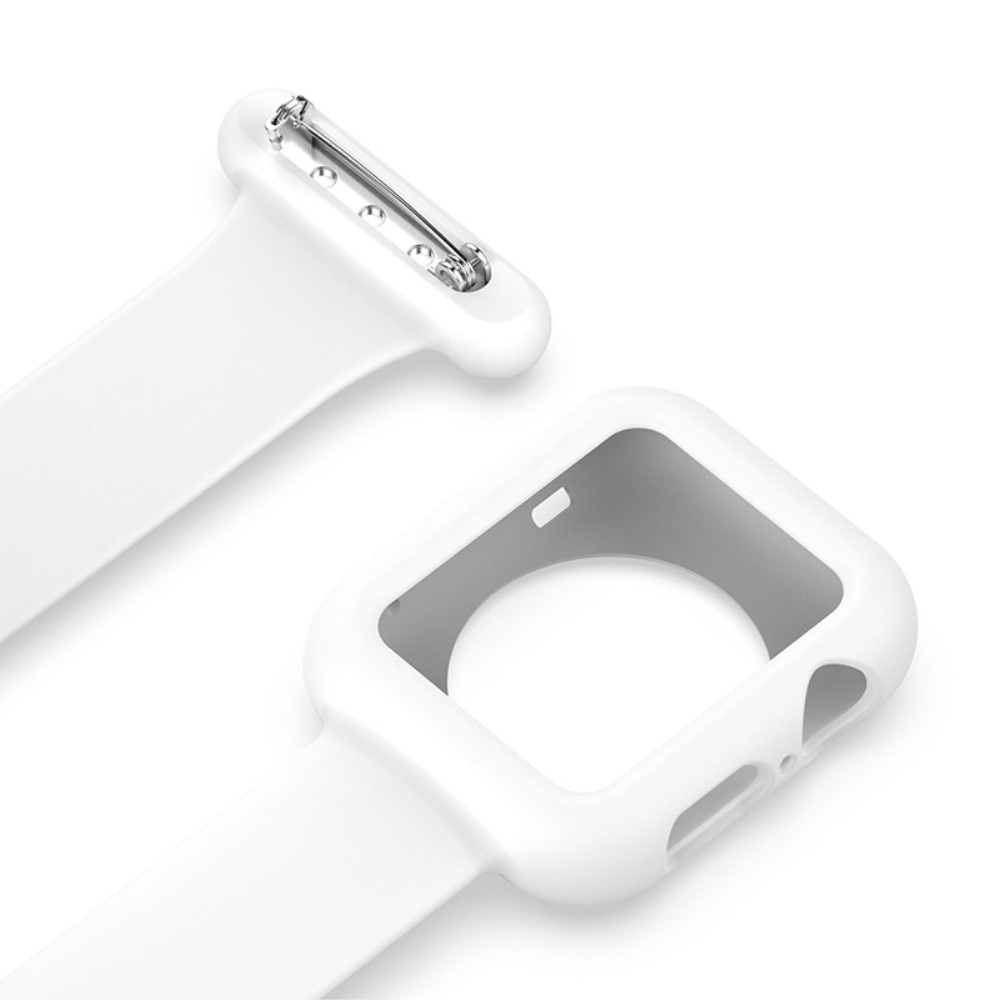 Bracelet infirmière Coque Apple Watch 40mm, blanc