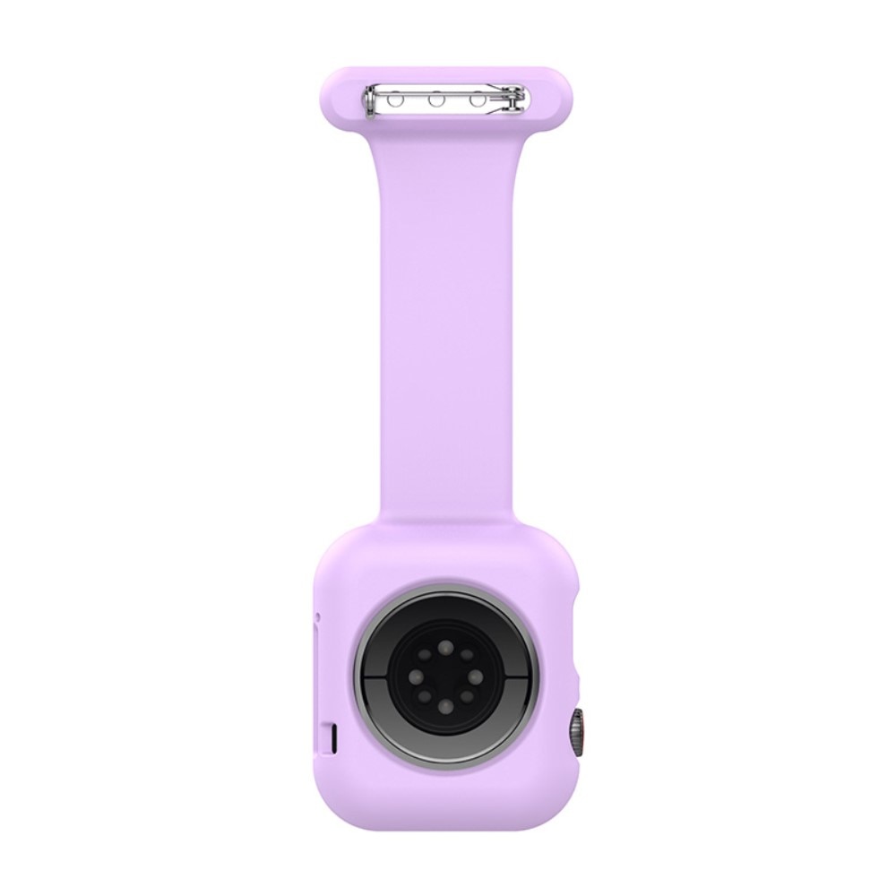 Bracelet infirmière Coque Apple Watch 41mm Series 7 violet