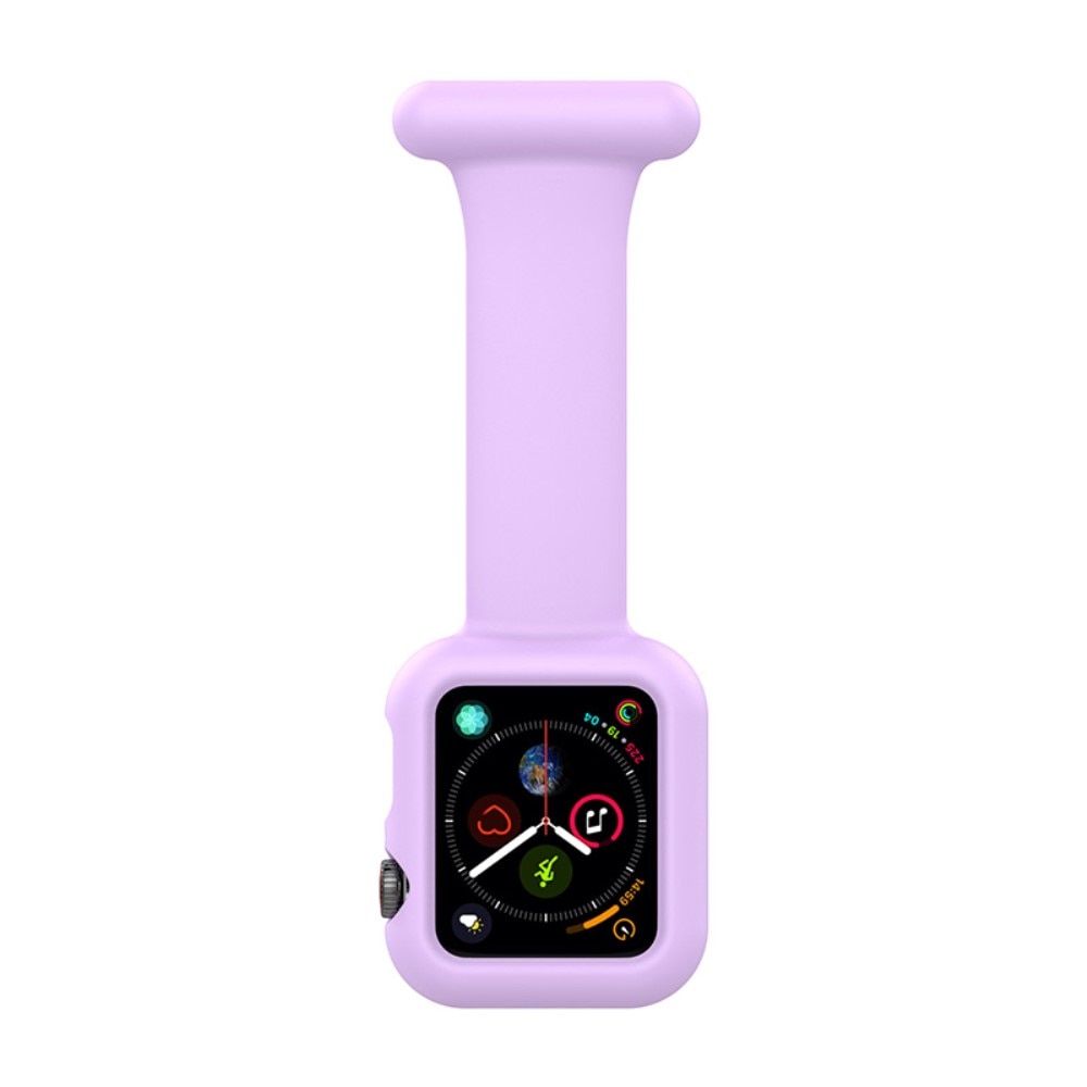 Bracelet infirmière Coque Apple Watch SE 40mm violet