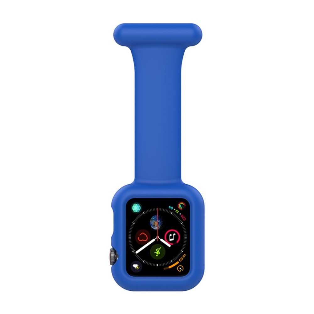 Bracelet infirmière Coque Apple Watch 41mm Series 9, bleu