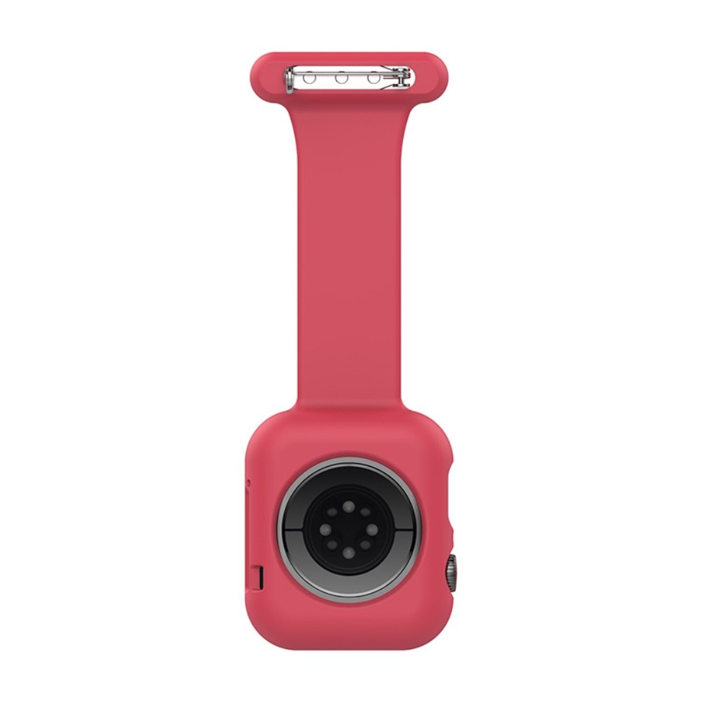 Bracelet infirmière Coque Apple Watch 41mm Series 8, rouge