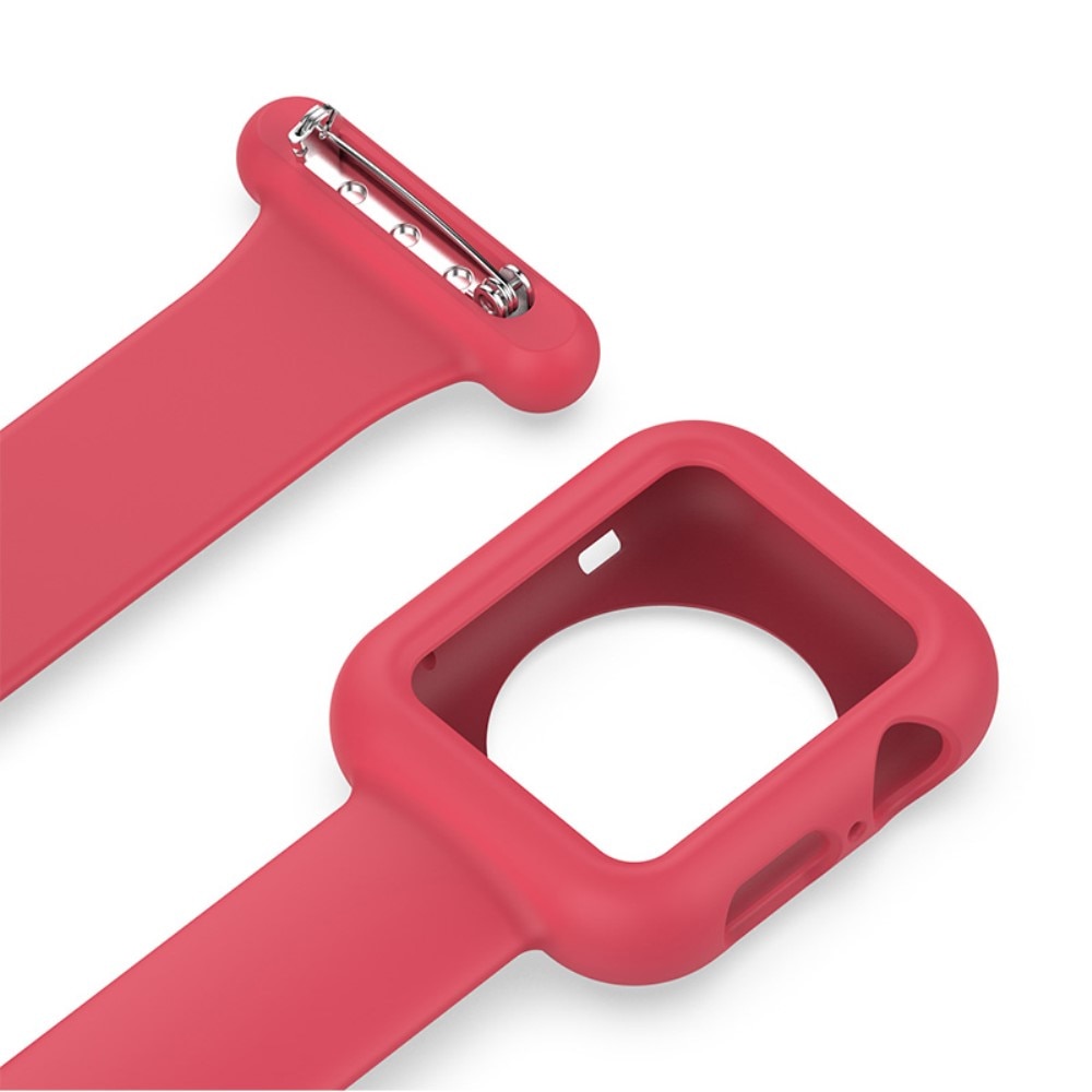 Bracelet infirmière Coque Apple Watch 40mm, rouge