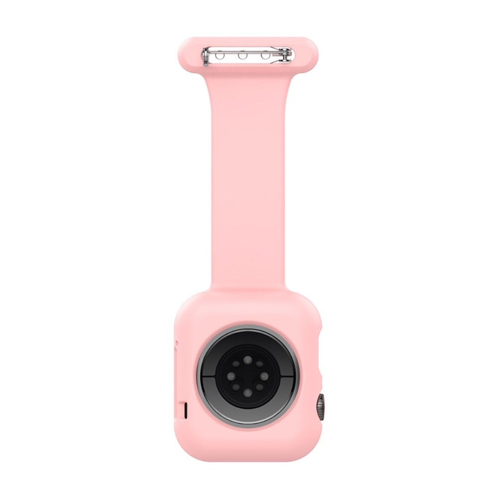 Bracelet infirmière Coque Apple Watch 45mm Series 7, rose