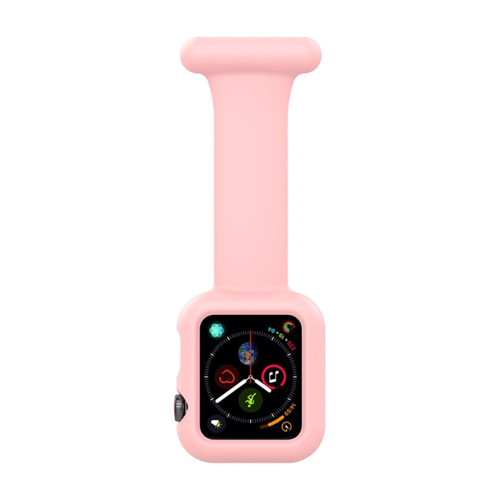 Bracelet infirmière Coque Apple Watch SE 44mm, rose