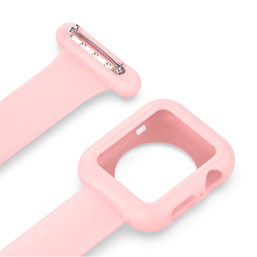 Bracelet infirmière Coque Apple Watch 45mm Series 8 Rose