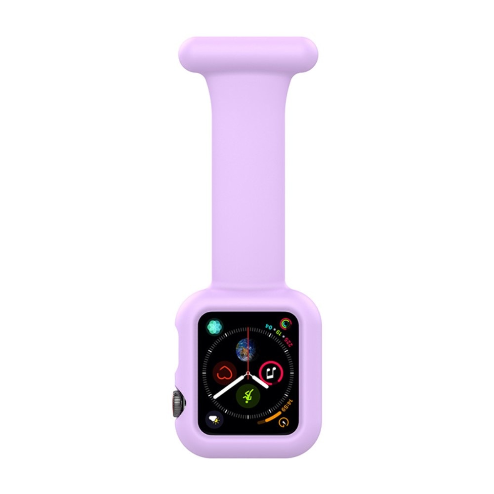 Bracelet infirmière Coque Apple Watch 45mm Series 7, violet