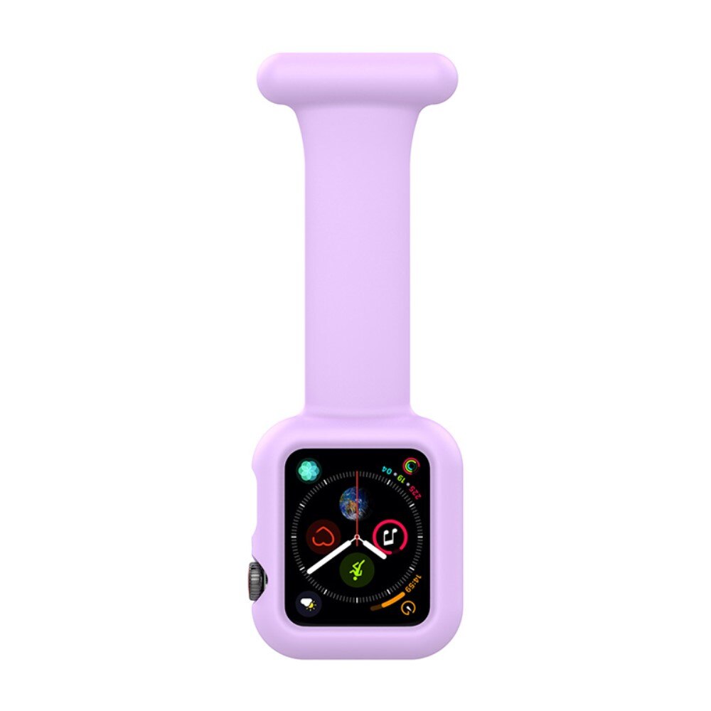 Bracelet infirmière Coque Apple Watch 45mm Series 9, violet