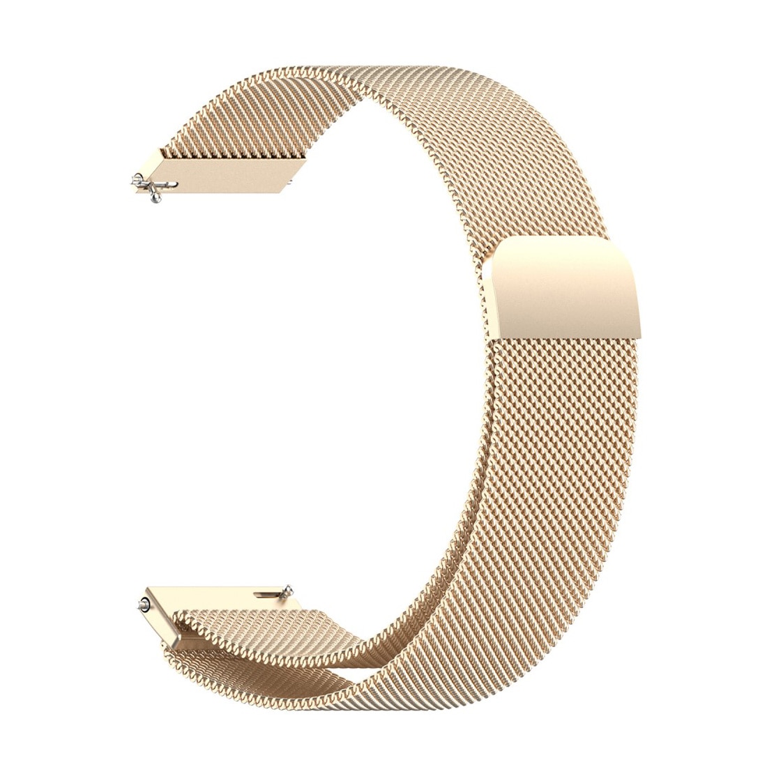 Bracelet milanais pour Universal 22mm, champagne d'or