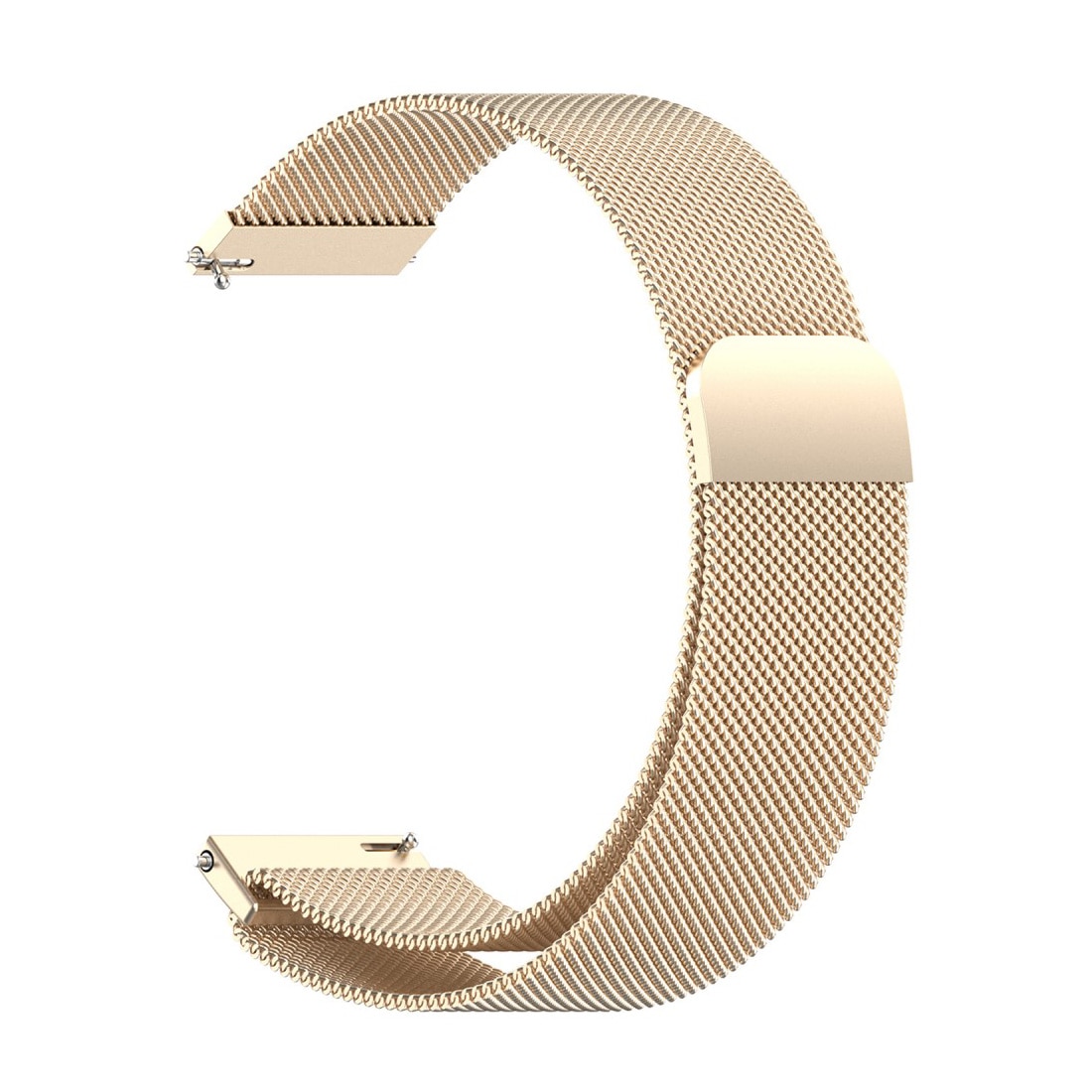 Bracelet milanais pour Garmin Vivoactive 4, champagne d'or