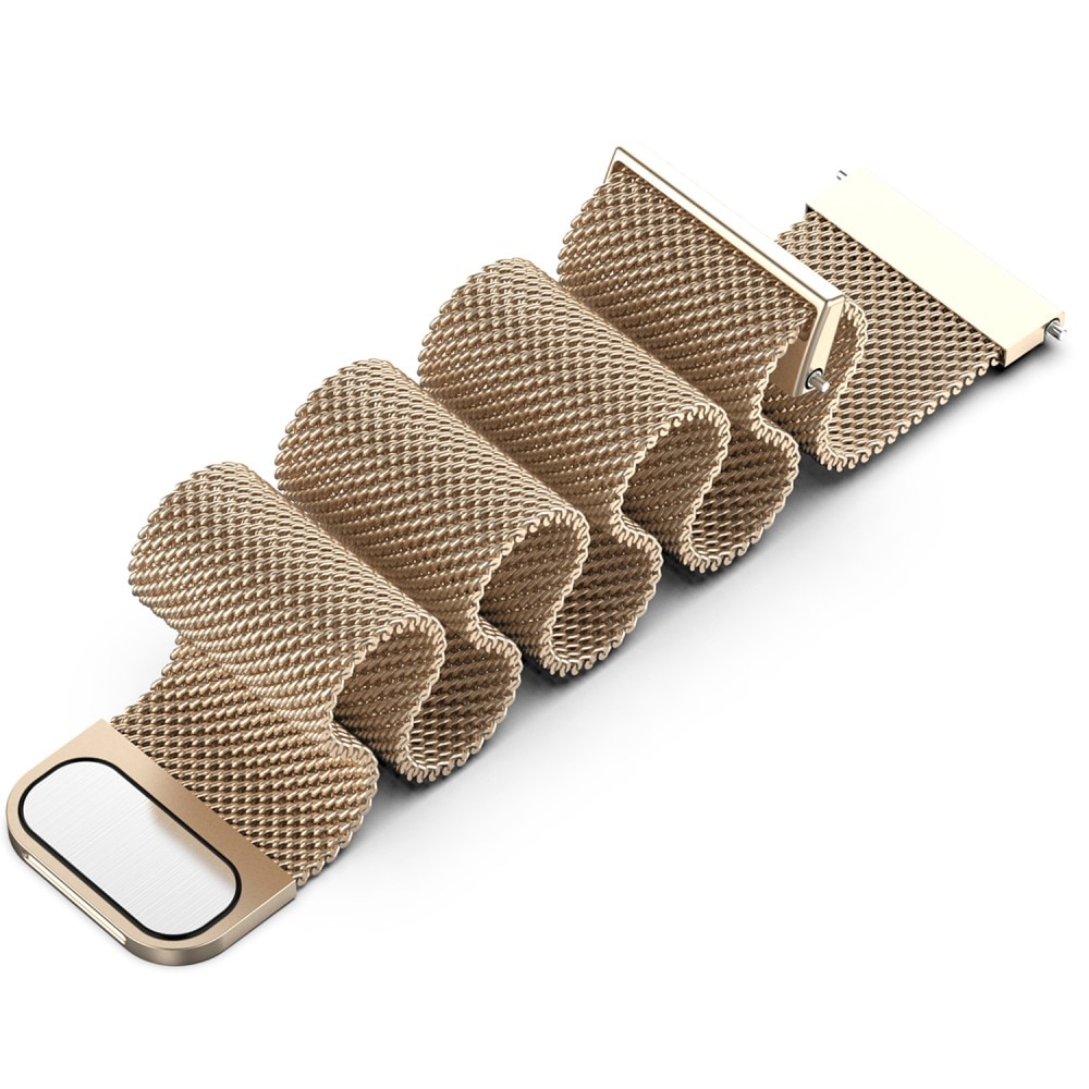 Bracelet milanais pour Amazfit Balance, champagne d'or