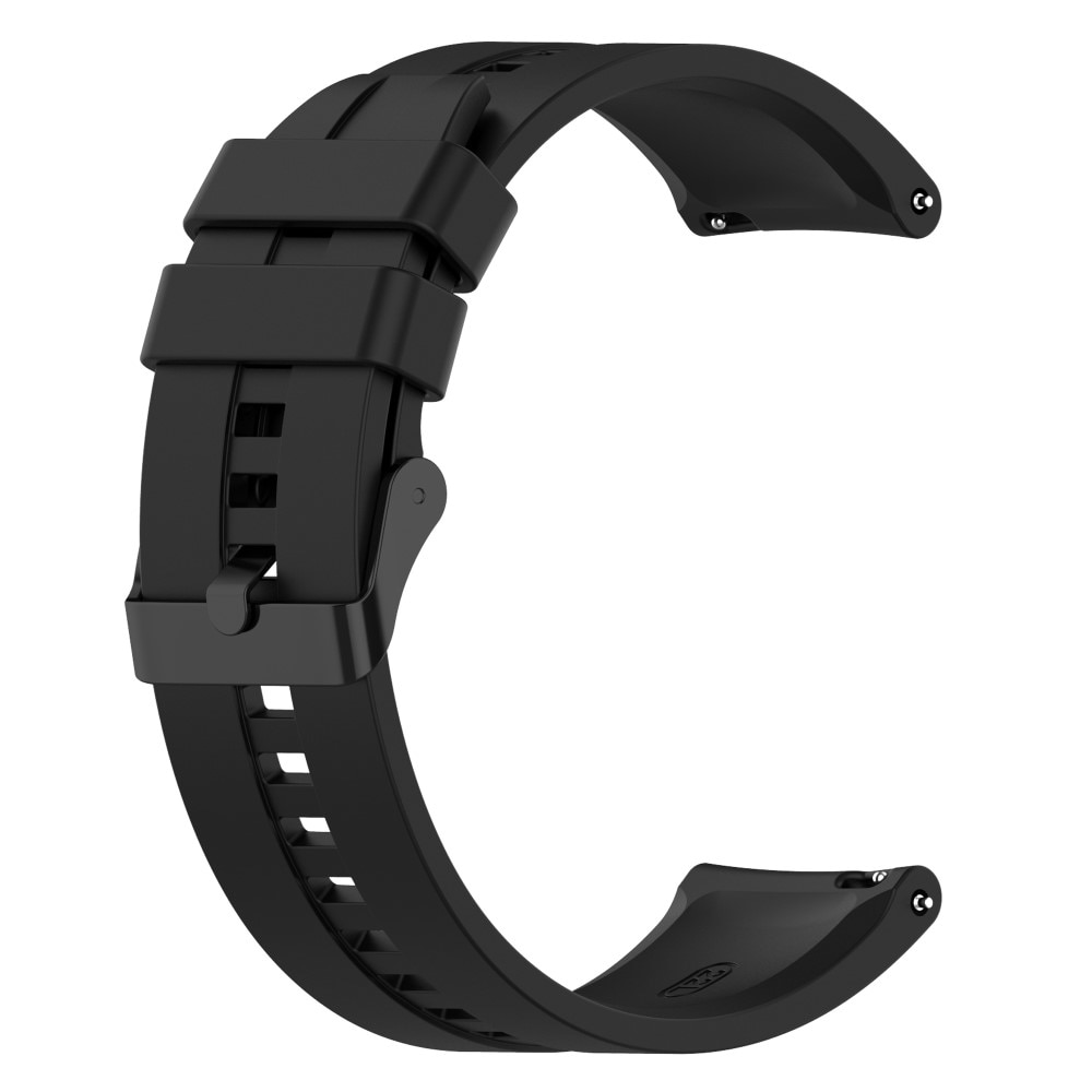 Bracelet en silicone pour Huawei Watch GT 3 46mm/Watch GT Runner, Noir