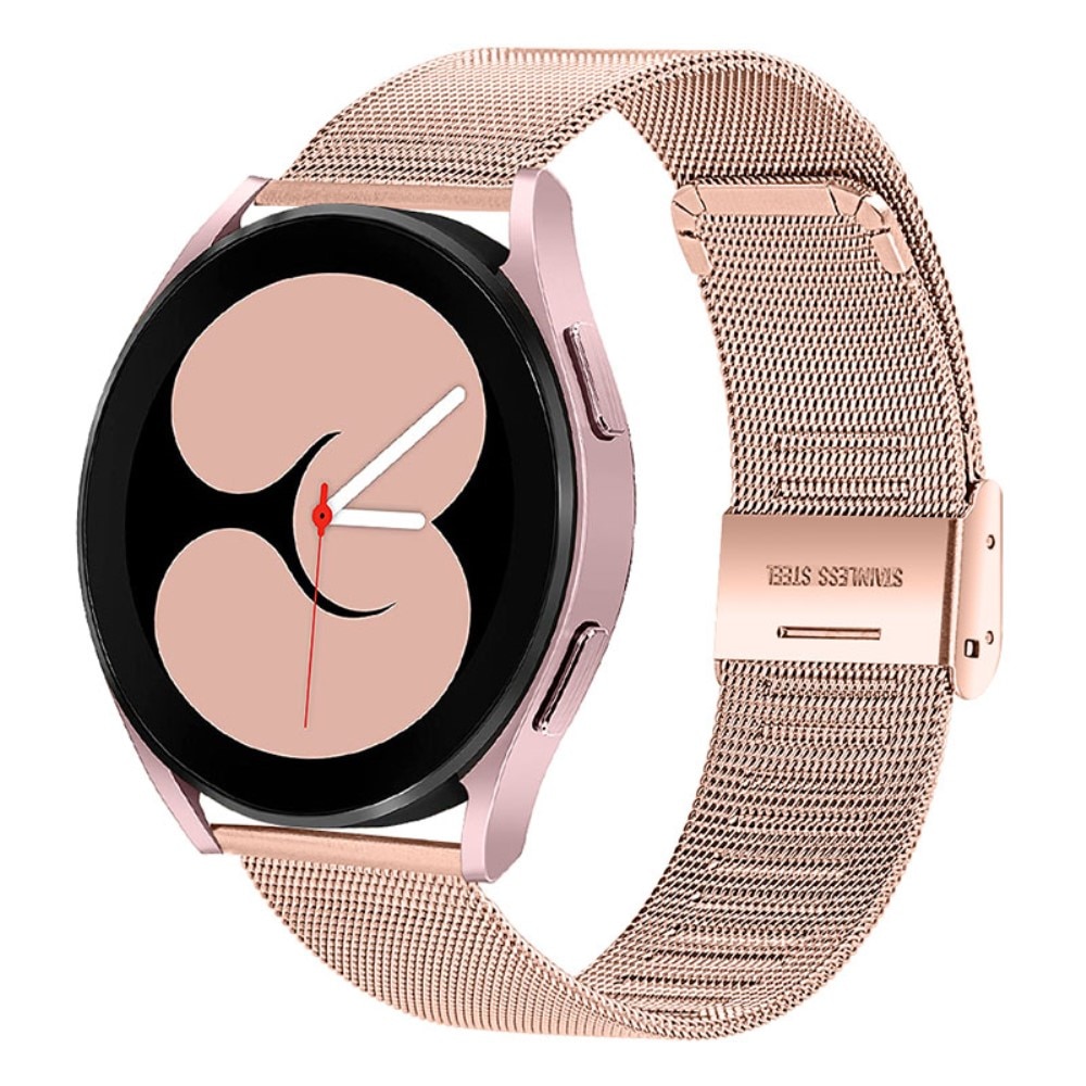 Bracelet Mesh Samsung Galaxy Watch 6 Classic 43mm, or rose