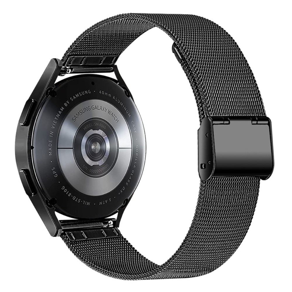 Bracelet Mesh Samsung Galaxy Watch 6 44mm, noir