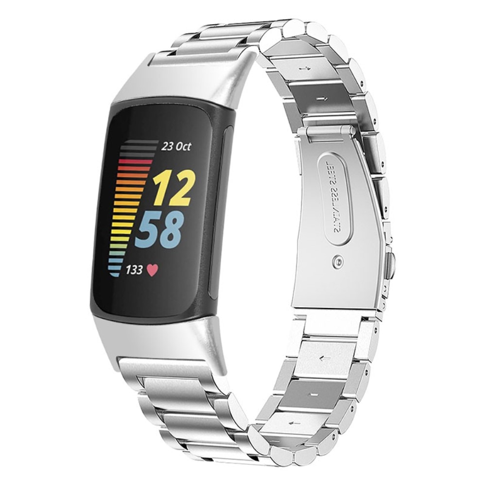 Bracelet en métal Fitbit Charge 6 Argent