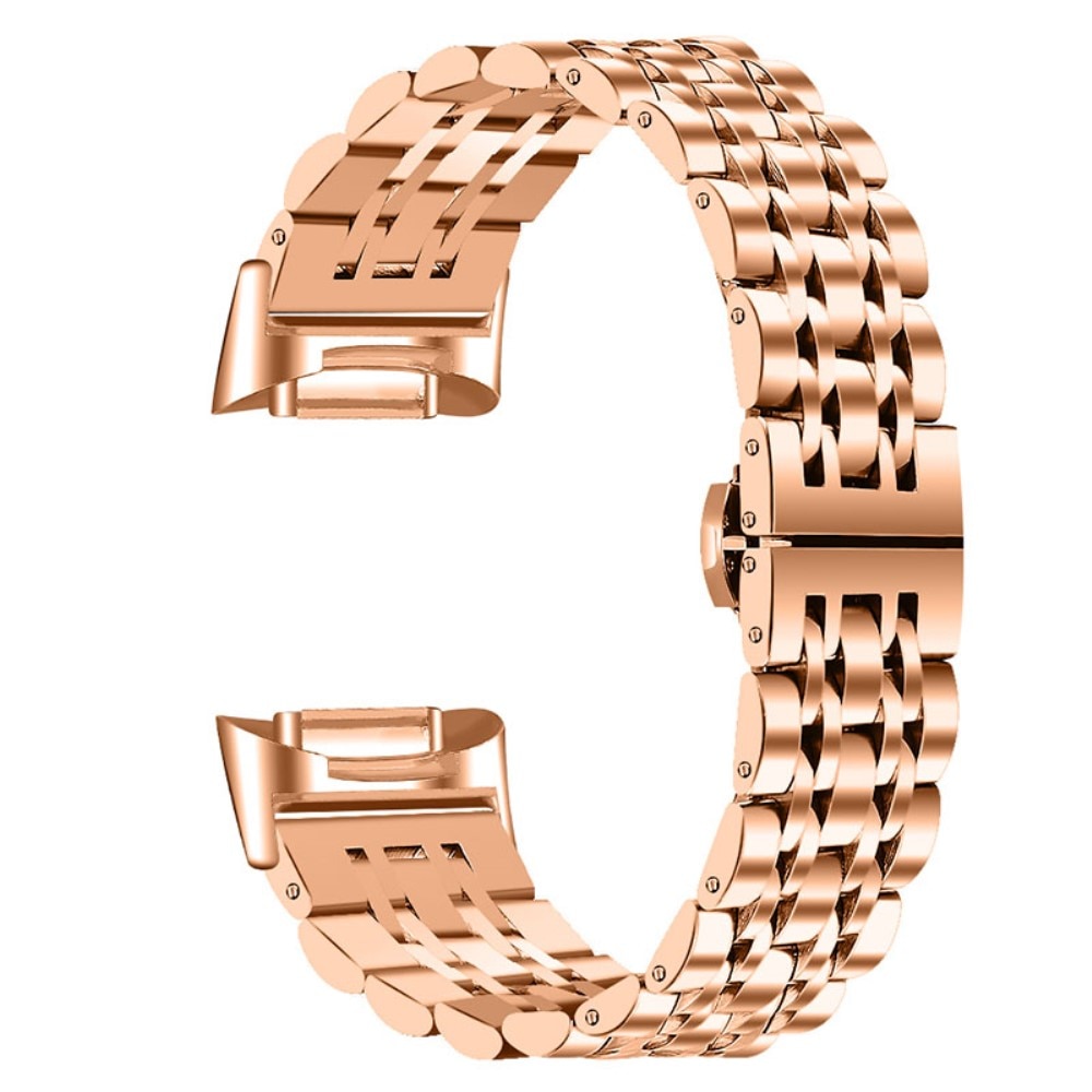 Bracelet en acier inoxydable Fitbit Charge 6 Rose Gold