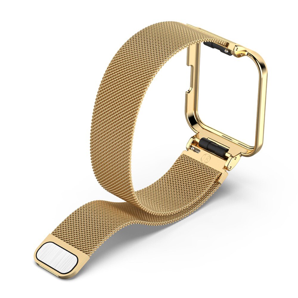 Bracelet avec coque milanais pour Xiaomi Redmi Watch 2 Lite, or