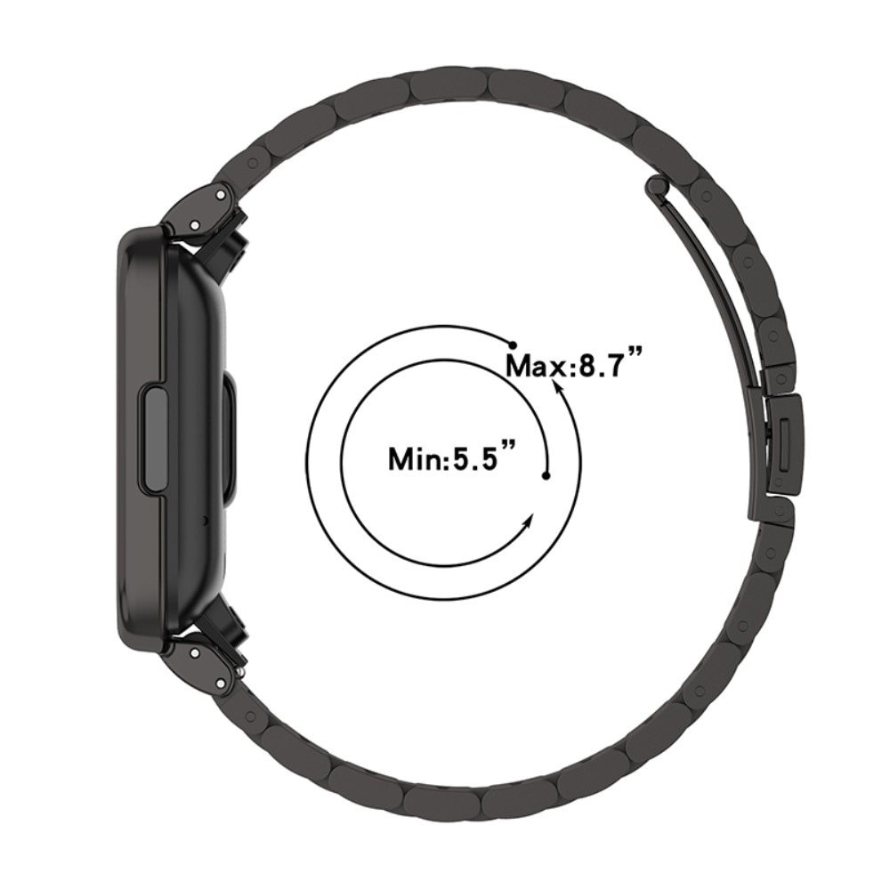 Bracelet en métal Xiaomi Redmi Watch 2 Lite, noir