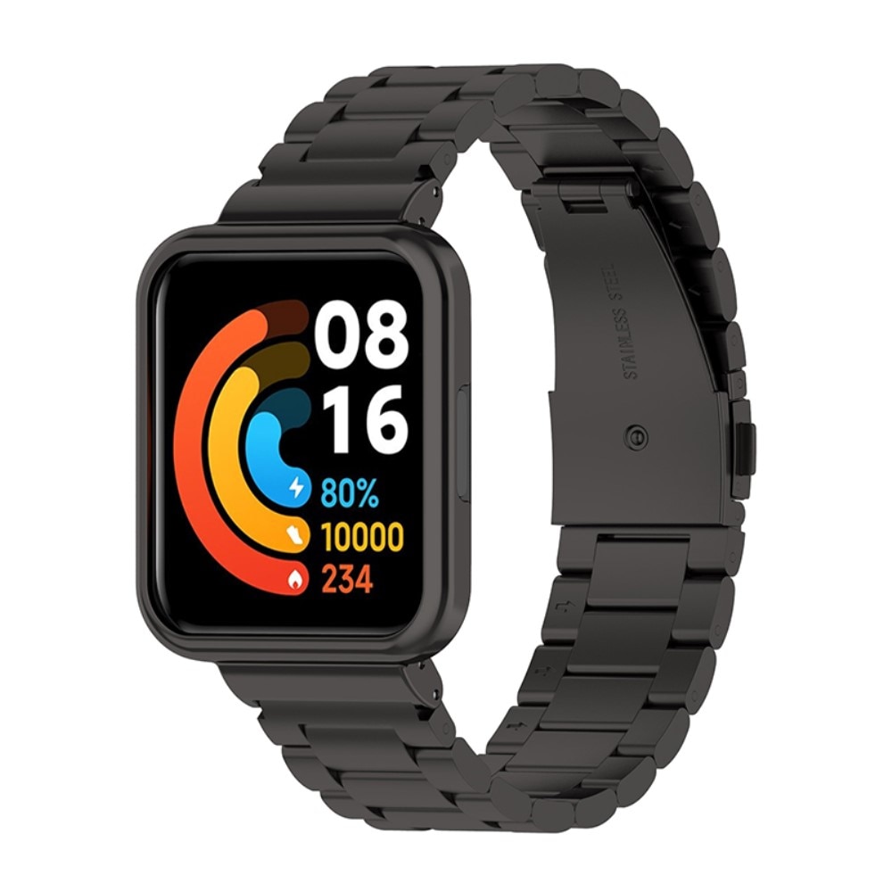 Bracelet en métal Xiaomi Redmi Watch 2 Lite, noir