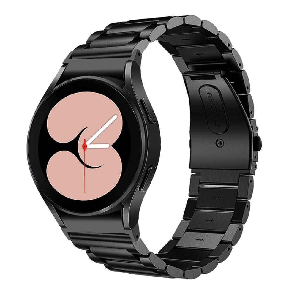 Full Fit Braclet en acier Samsung Galaxy Watch 4 44mm, noir