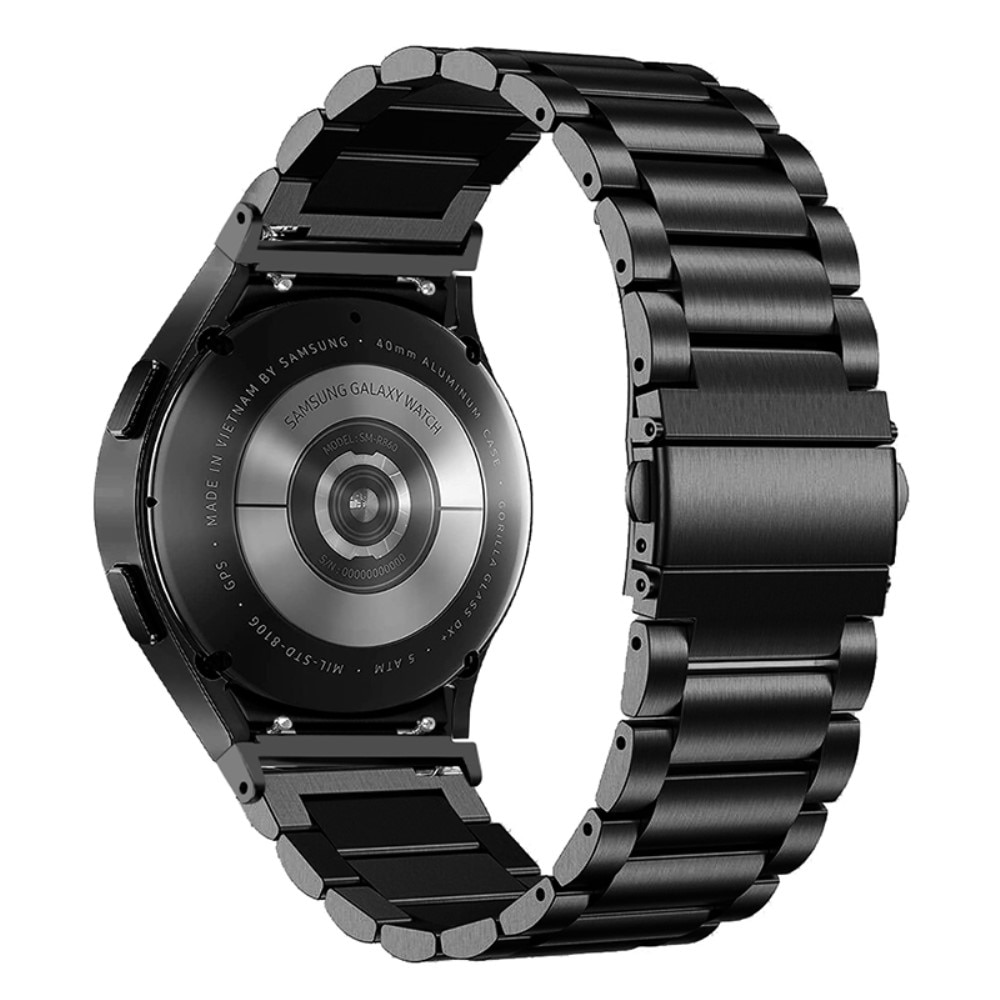 Full Fit Braclet en acier Samsung Galaxy Watch 6 44mm, noir