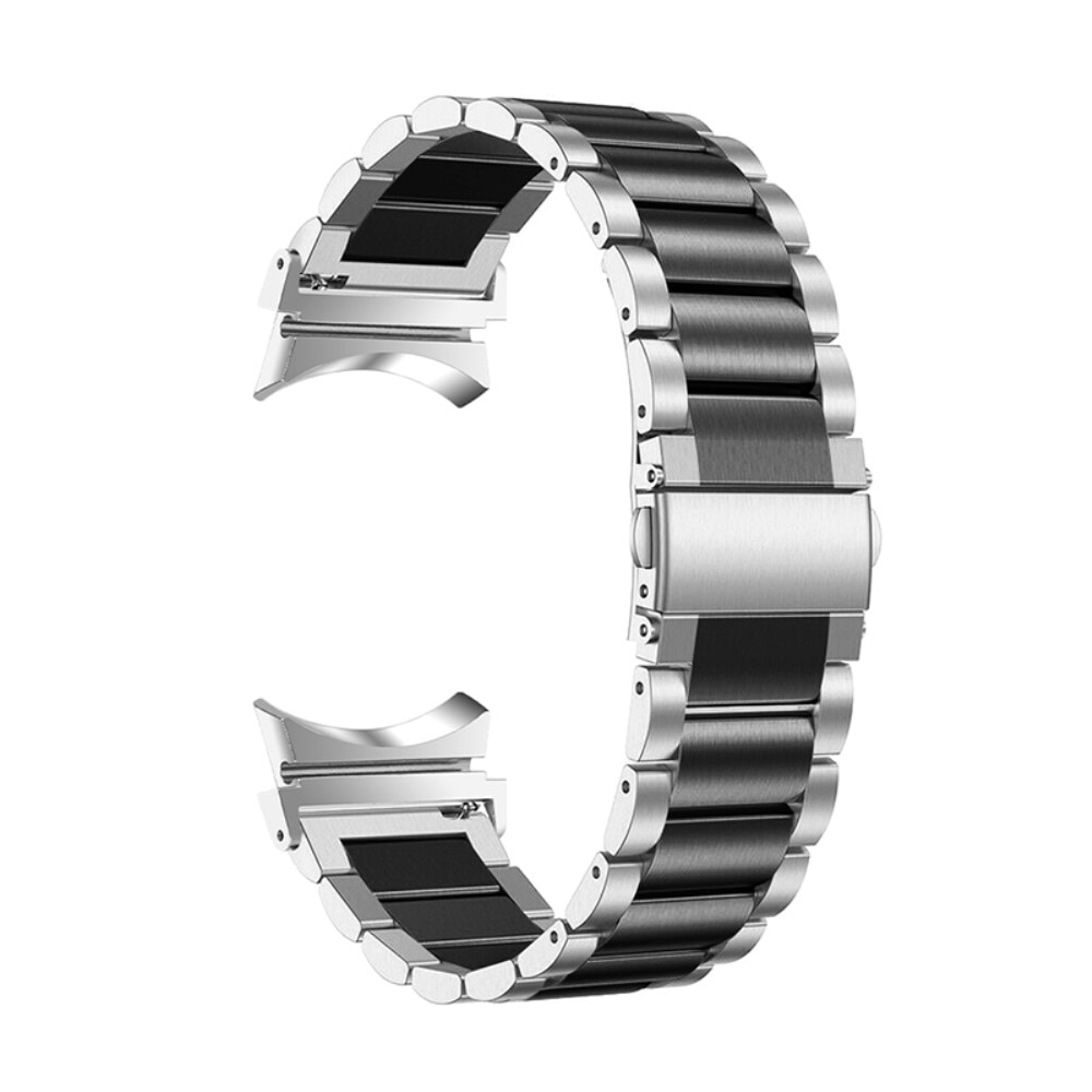 Full Fit Braclet en acier Samsung Galaxy Watch 4 Classic 46mm Argent