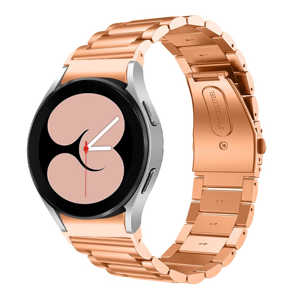 Full Fit Braclet en acier Samsung Galaxy Watch 5 44mm, or rose