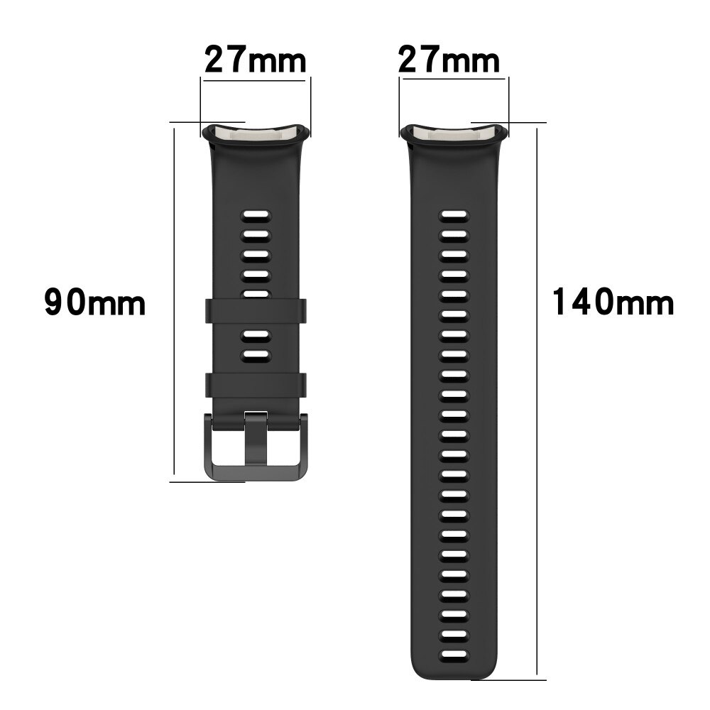 Bracelet en silicone pour Polar Vantage V2, Noir