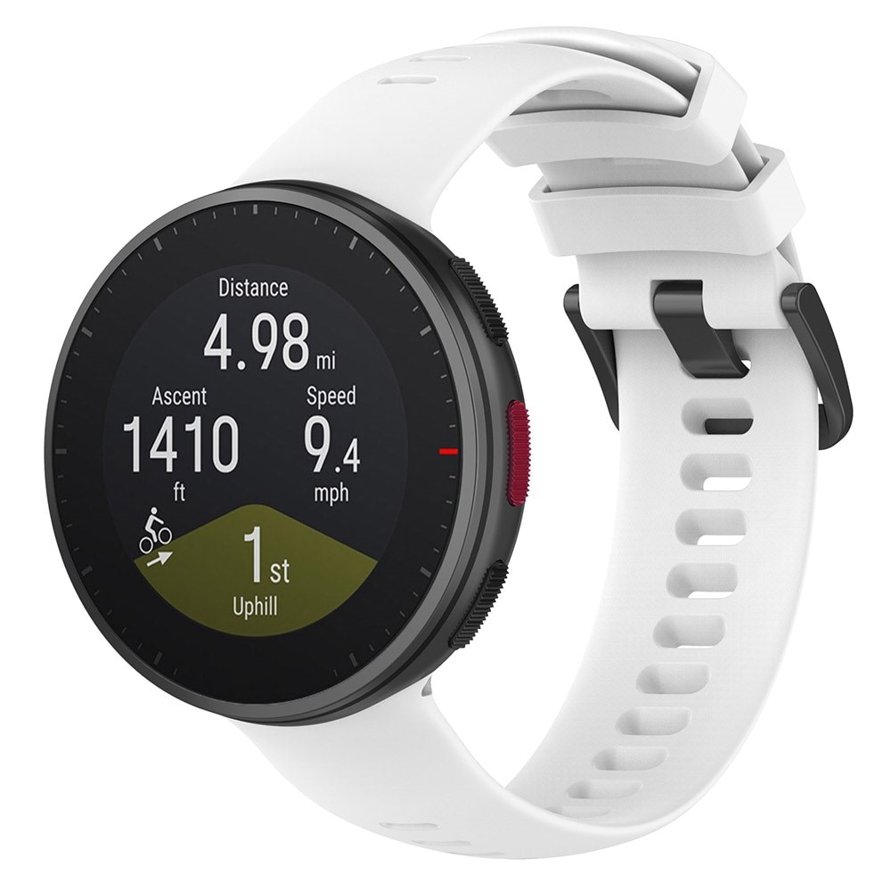 Bracelet en silicone pour Polar Vantage V2, Blanc