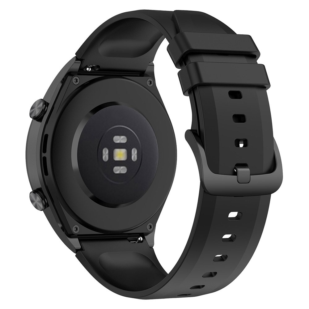 Bracelet en silicone pour Xiaomi Watch S1/Watch S1 Active, Noir