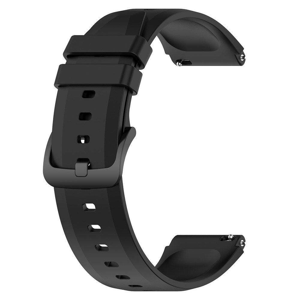 Bracelet en silicone pour Xiaomi Watch S1/Watch S1 Active, Noir