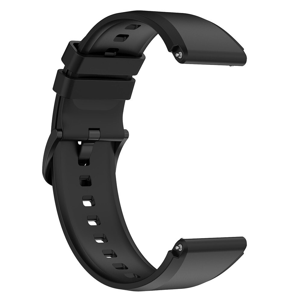 Bracelet en silicone pour Xiaomi Watch S1/Watch S1 Active, Noir