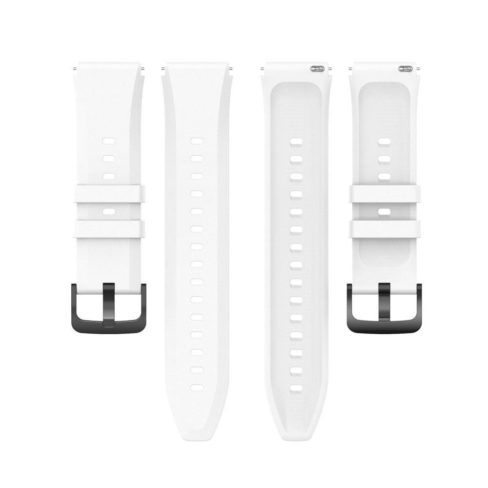 Bracelet en silicone pour Xiaomi Watch S1, blanc